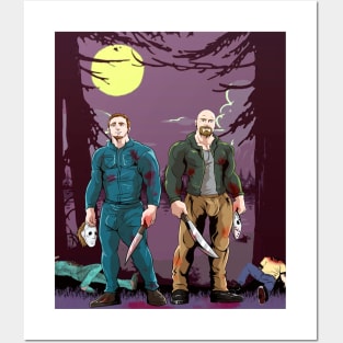 Tattooeddandy and best friend Halloween Posters and Art